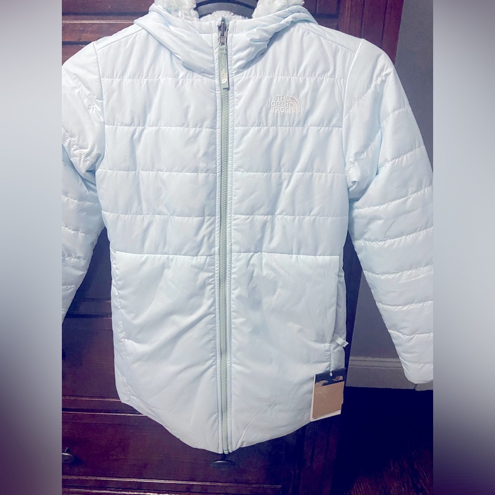 The North Face Girls' Reversible
Mossbud Swirl Parka Jacket